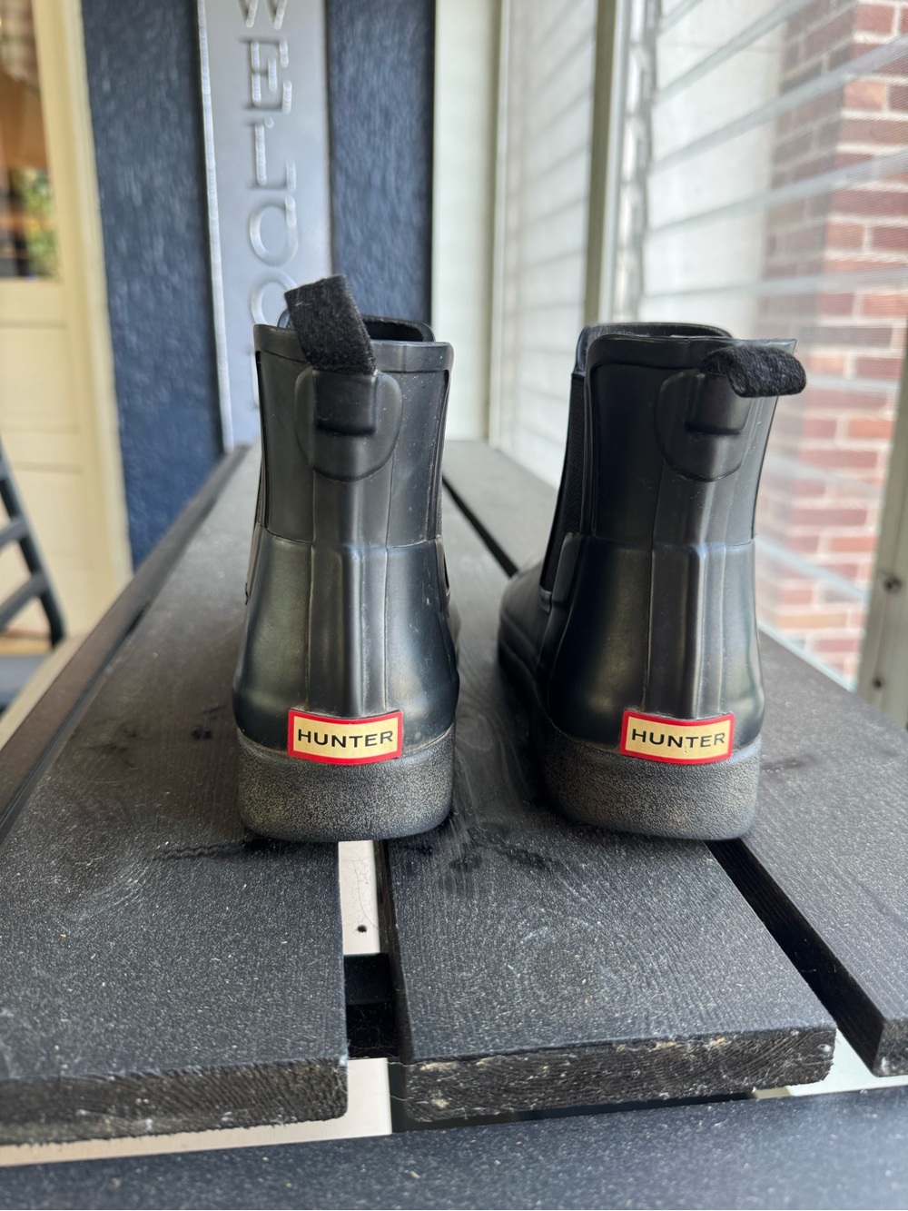 Hunter Black Chelsea Rain Boots - Picture 4 of 4